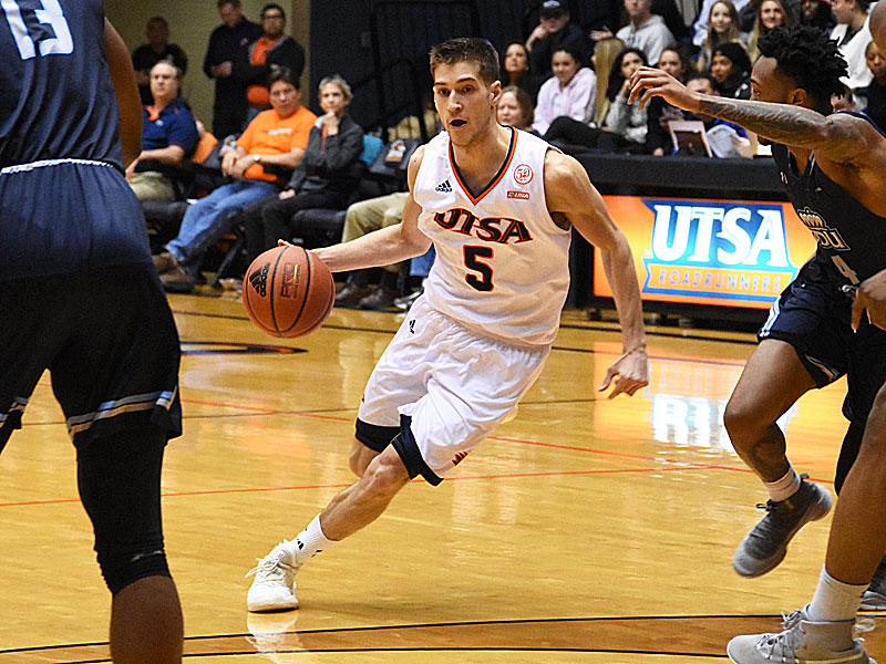 Giovanni De Nicolao. Old Dominion beat UTSA 65-64 on Thursday night in a Conference USA game at the UTSA Convocation Center. - photo by Joe Alexander