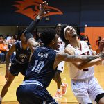 Jhivvan Jackson. Old Dominion beat UTSA 65-64 on Thursday night in a Conference USA game at the UTSA Convocation Center. - photo by Joe Alexander