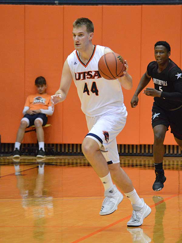 UTSA forward Luka Barisic had nine points and five rebounds in 19 minutes last week in an exhibition victory against Texas A&M International. - photo by Joe Alexander
