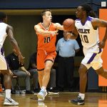 Erik Czumbel. UTSA beat Wiley College 90-68 on Friday in the Roadrunners' first home game of the 2019-20 men's basketball season. - photo by Joe Alexander