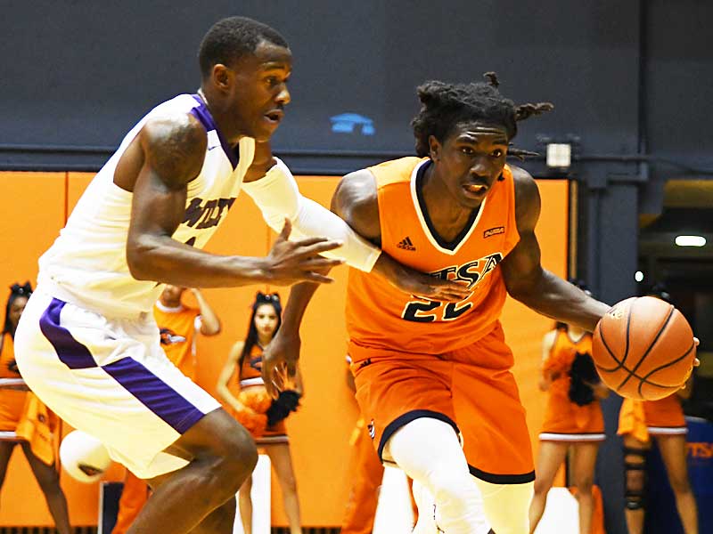 Keaton Wallace.UTSA beat Wiley College 90-68 on Friday in the Roadrunners' first home game of the 2019-20 men's basketball season. - photo by Joe Alexander