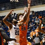 Jacob Germany. UTSA beat Wiley College 90-68 on Friday in the Roadrunners' first home game of the 2019-20 men's basketball season. - photo by Joe Alexander
