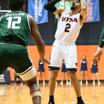 Jhivvan Jackson. UTSA came from behind in the second half to beat UAB 66-59 in a Conference USA bonus play game Sunday at the UTSA Convocation Center. - photo by Joe Alexander