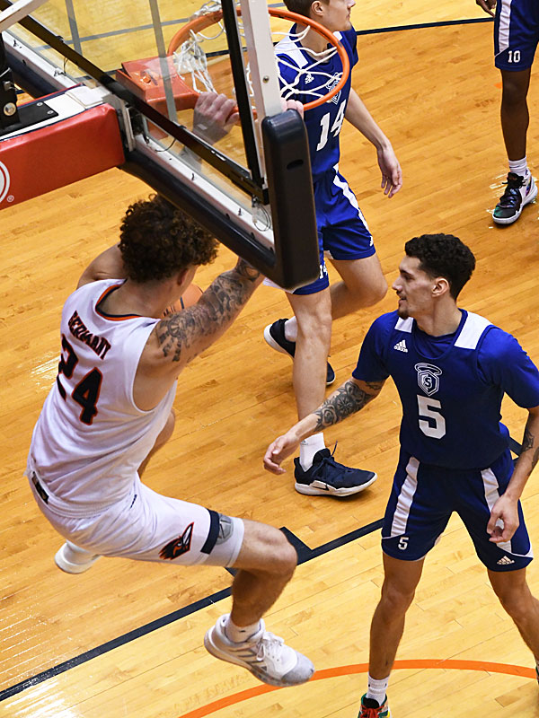 Jacob Germany had 17 points and 12 rebounds as UTSA beat Our Lady of the Lake 102-70 on Sunday, Dec. 20, 2020, at the UTSA Convocation Center. - photo by Joe Alexander