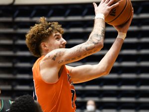 Jacob Germany. UTSA beat North Texas 77-69 in a Conference USA game on Saturday, Jan. 9, 2021 at the Convocation Center. - photo by Joe Alexander