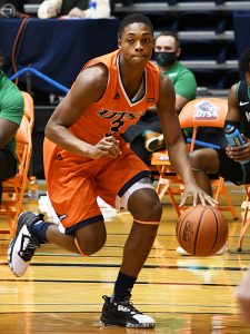 Jordan Ivy-Curry. UTSA beat North Texas 77-69 in a Conference USA game on Saturday, Jan. 9, 2021 at the Convocation Center. - photo by Joe Alexander
