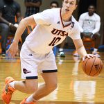 Erik Czumbel. UTSA lost to North Texas 77-70 in Conference USA action on Friday, Jan. 8, 2021, at the Convocation Center. - photo by Joe Alexander