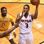 Jordan Ivy-Curry. UTSA beat Southern Miss 70-64 in Conference USA action at the Convocation Center on Friday, Jan. 22, 2021. - photo by Joe Alexander