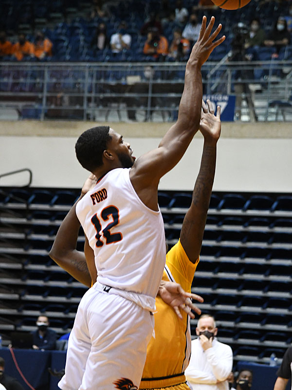 Phoenix Ford. UTSA beat Southern Miss 70-64 in Conference USA action at the Convocation Center on Friday, Jan. 22, 2021. - photo by Joe Alexander