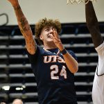 Jacob Germany. UTSA beat Southern Miss 78-72 in Conference USA action at the Convocation Center on Saturday, Jan. 23, 2021. - photo by Joe Alexander