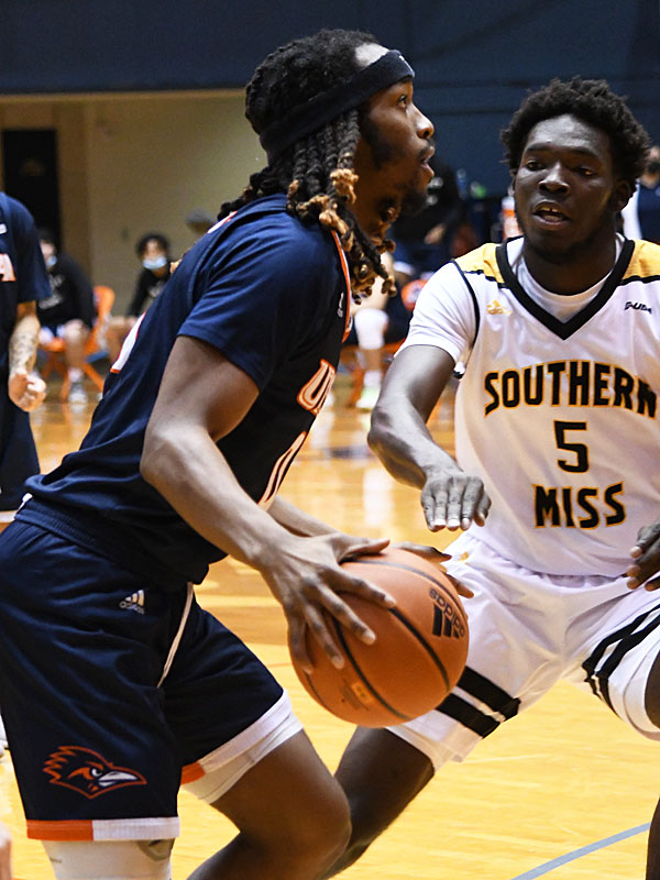 Cedrick Alley Jr. UTSA beat Southern Miss 78-72 in Conference USA action at the Convocation Center on Saturday, Jan. 23, 2021. - photo by Joe Alexander