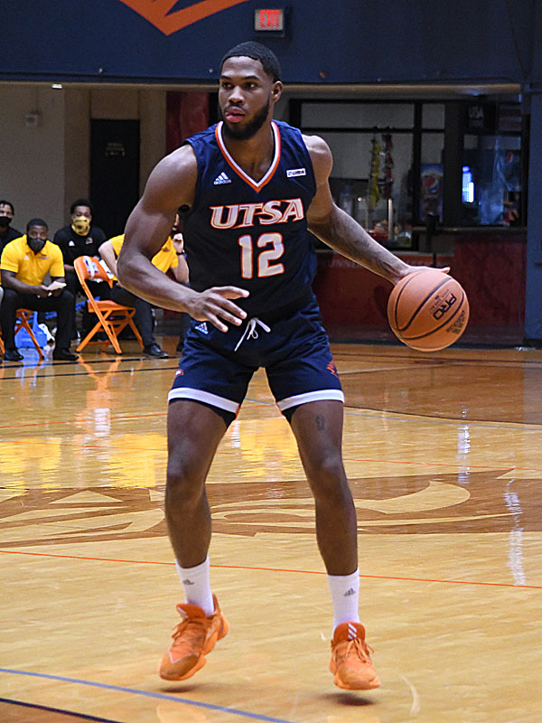 Phoenix Ford. UTSA beat Southern Miss 78-72 in Conference USA action at the Convocation Center on Saturday, Jan. 23, 2021. - photo by Joe Alexander