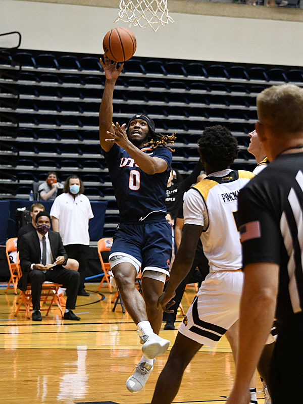Cedrick Alley Jr. UTSA beat Southern Miss 78-72 in Conference USA action at the Convocation Center on Saturday, Jan. 23, 2021. - photo by Joe Alexander