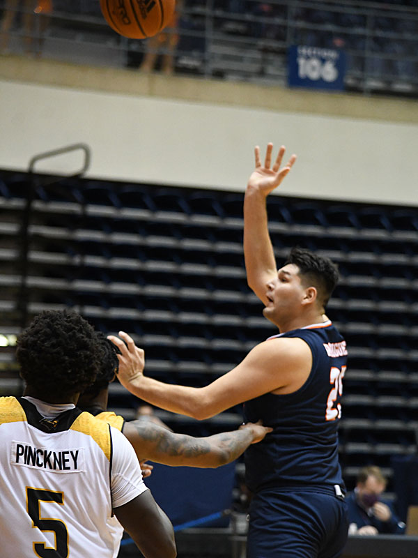 Adrian Rodriguez. UTSA beat Southern Miss 78-72 in Conference USA action at the Convocation Center on Saturday, Jan. 23, 2021. - photo by Joe Alexander