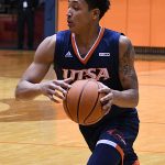 Eric Parrish. UTSA beat Southern Miss 78-72 in Conference USA action at the Convocation Center on Saturday, Jan. 23, 2021. - photo by Joe Alexander