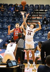 Jacob Germany. UTSA beat Florida Atlantic 84-80 on Friday, Feb. 12, 2021, in the first game of a Conference USA back-to-back. - photo by Joe Alexander