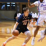 Erik Czumbel. UTSA beat Florida Atlantic 86-75 at the Convocation Center on Saturday, Feb. 13, 2021, in the second game of a Conference USA men's college basketball back-to-back. - photo by Joe Alexander