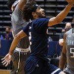 Jhivvan Jackson. UTSA beat UAB 96-79 in Conference USA on the Roadrunners' senior day for Jhivvan Jackson, Keaton Wallace and Phoenix Ford on Feb. 27, 2021, at the Convocation Center. - photo by Joe Alexander