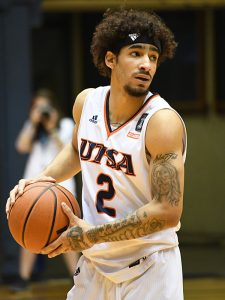 Jhivvan Jackson. UTSA beat Southwestern Adventist from Keene, Texas, 123-43 in a non-conference game on Thursday, March 4, 2021, at the UTSA Convocation Center. - photo by Joe Alexander