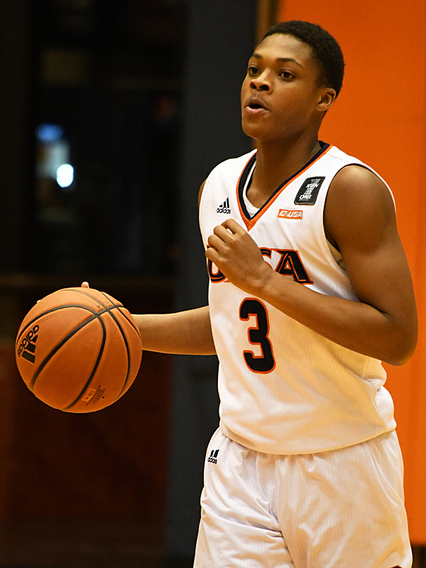 Jordan Ivy-Curry. UTSA beat Southwestern Adventist from Keene, Texas, 123-43 in a non-conference game on Thursday, March 4, 2021, at the UTSA Convocation Center. - photo by Joe Alexander