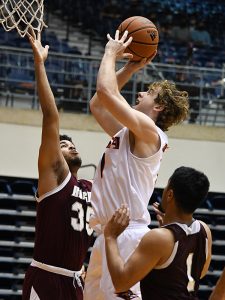 Lachlan Bofinger. UTSA beat Southwestern Adventist from Keene, Texas, 123-43 in a non-conference game on Thursday, March 4, 2021, at the UTSA Convocation Center. - photo by Joe Alexander