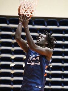 Aleu Aleu is a 6-foot-8 junior guard/forward who comes to the UTSA men's basketball team from Temple Community College. - photo by Joe Alexander