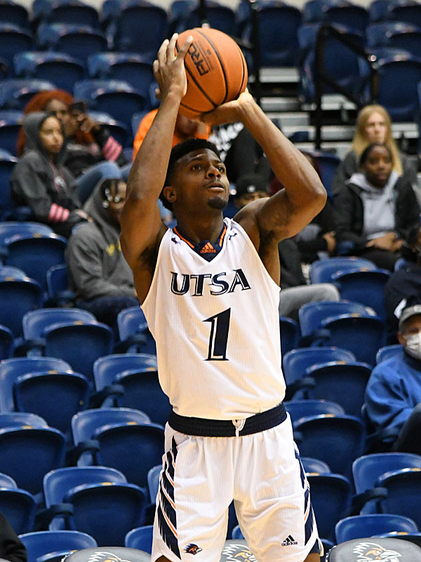 Darius McNeill. UTSA men's basketball lost to Southern Miss 74-73 on Thursday, Jan. 6, 2022, at the Convocation Center. - photo by Joe Alexander