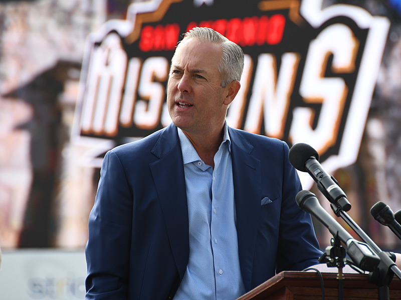 Reid Ryan. The San Antonio Missions announced their new ownership group on Thursday, Nov. 17, 2022, at Wolff Stadium. - photo by Joe Alexander