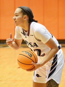 Kyra White. The UTSA women's basketball team lost to Louisiana Tech 62-57 in the Roadrunners' Conference USA opener on Thursday, Dec. 29, 2022, at the Convocation Center. - Photo by Joe Alexander