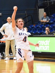 Siena Guttadauro. UTSA women's basketball beat UAB 71-68 on Saturday at the Convocation Center for the Roadrunners' first Conference USA win of the season. - Photo by Joe Alexander