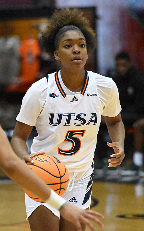 Madison Cockrell. UTSA beat Charlotte 60-54 in a Conference USA women's basketball game Saturday, Jan. 14, 2023, at the Convocation Center. - Photo by Joe Alexander
