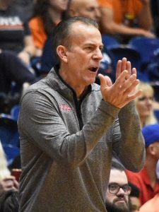 Western Kentucky assistant coach Phil Cunningham. Western Kentucky beat UTSA 74-64 in Conference USA men's basketball on Saturday, Jan. 7, 2023, at the Convocation Center. - Photo by Joe Alexander