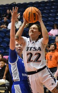 Kyra White. UTSA women's basketball beat No. 21 Middle Tennessee 58-53 on Saturday, Feb. 4, 2023, at the Convocation Center. - Photo by Joe Alexander