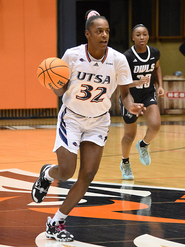 UTSA beat Rice 66-53 in Conference USA women's basketball on Thursday, Feb. 16, 2023, at the Convocation Center. - Photo by Joe Alexander