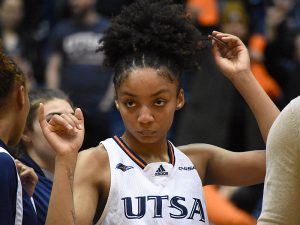 Sidney Love. UTSA beat Rice 66-53 in Conference USA women's basketball on Thursday, Feb. 16, 2023, at the Convocation Center. - Photo by Joe Alexander
