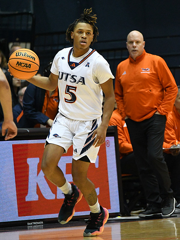 Adante' Holiman. UTSA beat McMurry 125-84 in a men's basketball exhibition game on Monday, Oct. 30, 2023, at the Convocation Center. - Photo by Joe Alexander