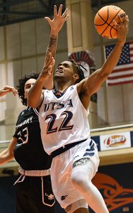 Christian Tucker. UTSA beat McMurry 125-84 in a men's basketball exhibition game on Monday, Oct. 30, 2023, at the Convocation Center. - Photo by Joe Alexander