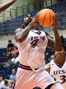 Dre Fuller Jr. UTSA men's basketball beat Trinity 100-70 in an exhibition game on Tuesday, Oct. 24, 2023, at the Convocation Center. - Photo by Joe Alexander