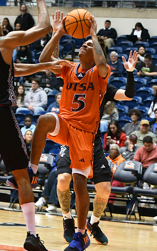 Adante' Holiman. UTSA defeated Incarnate Word (UIW) 90-80 in a non-conference men's basketball game at the Convocation Center. - Photo by Joe Alexander