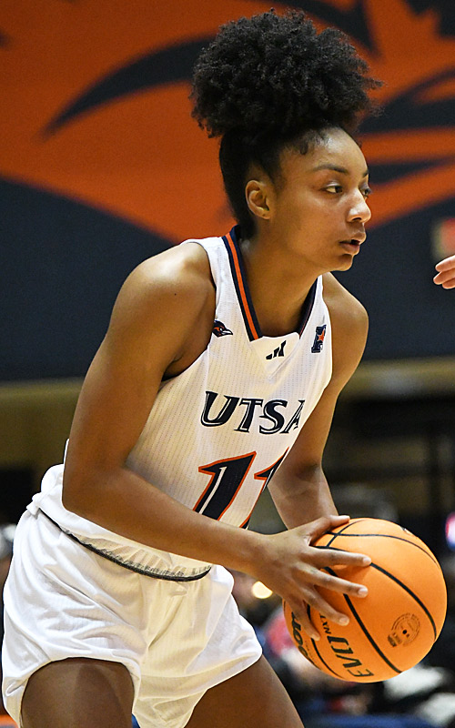 Sidney Love. UTSA beat St. Mary's 67-46 in a women's basketball exhibition game on Wednesday, Nov. 1, 2023, at the Convocation Center. - Photo by Joe Alexander
