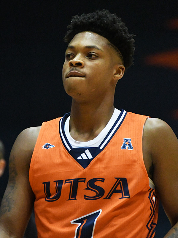 Jordan Ivy-Cuurry. UTSA men's basketball lost to Army 63-53 on Thursday, Dec. 21, 2023, at the Convocation Center. - Photo by Joe Alexander