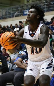 Chandler Cuthrell. UTSA recorded a 103-89 men's basketball victory over Prairie View A&M on Thursday, Dec. 28, 2023, at the Convocation Center. - Photo by Joe Alexander