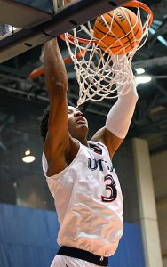 Trey Edmonds. UTSA recorded a 103-89 men's basketball victory over Prairie View A&M on Thursday, Dec. 28, 2023, at the Convocation Center. - Photo by Joe Alexander