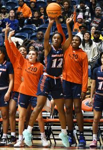 Aysia Proctor. UTSA beat Charlotte 81-80 in double overtime in American Athletic Conference women's basketball on Sunday, Jan. 14, 2024, at the Convocation Center. - Photo by Joe Alexander