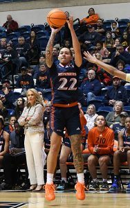 Kyra White. UTSA beat Charlotte 81-80 in double overtime in American Athletic Conference women's basketball on Sunday, Jan. 14, 2024, at the Convocation Center. - Photo by Joe Alexander