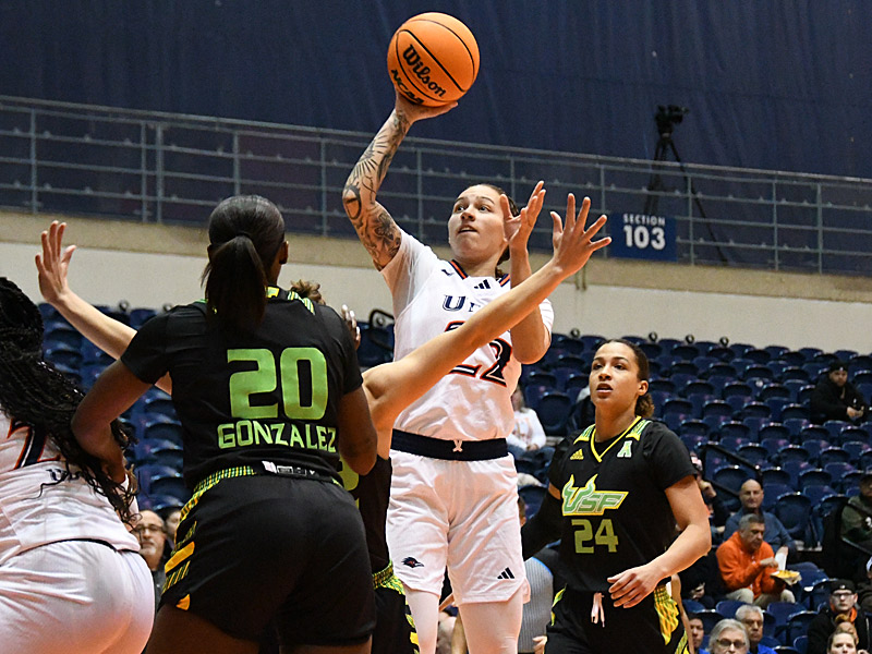 Kyra White. UTSA beat South Florida 65-42 in American Athletic Conference women's basketball on Tuesday, Jan. 16, 2024, at the Convocation Center. - Photo by Joe Alexander