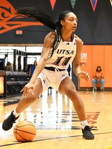 Sidney Love. UTSA beat Wichita State 76-60 in American Conference women's basketball on Saturday, Jan. 6, 2023, at the Convocation Center. - Photo by Joe Alexander