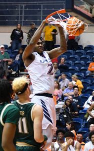 Carlton Linguard Jr. South Florida beat UTSA 66-61 in American Athletic Conference men's basketball on Wednesday, Feb. 21, 2023, at the Convocation Center. - Photo by Joe Alexander