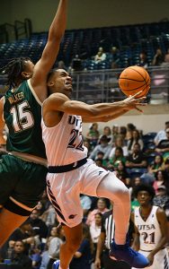 Christian Tucker. South Florida beat UTSA 66-61 in American Athletic Conference men's basketball on Wednesday, Feb. 21, 2023, at the Convocation Center. - Photo by Joe Alexander