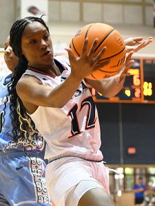 Aysia Proctor. Tulane beat UTSA 75-64 in American Athletic Conference women's basketball on Sunday, Feb. 4, 2024, at the Convocation Center. - Photo by Joe Alexander